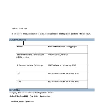 4391-HR Cum Recruitment and Admin Executive
