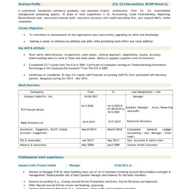 2328-Semi Qualified Professional