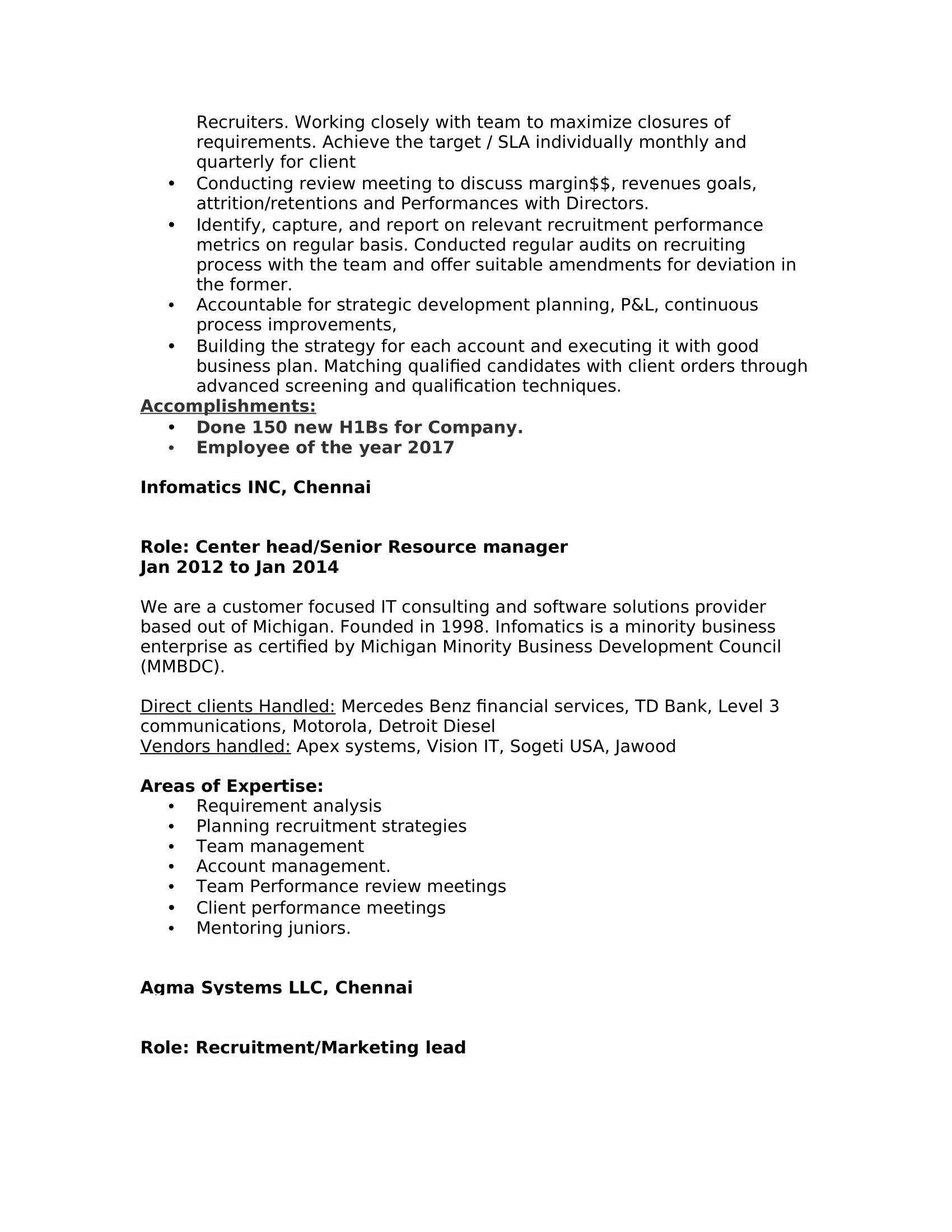 Process Associate Job Examples 1927-Process Associate – Srisattva Group