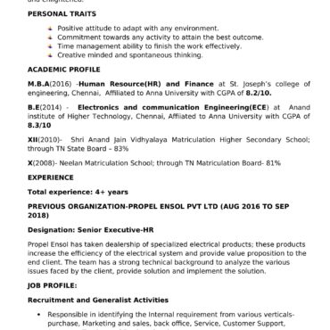 4253-HR Cum Recruitment and Admin Executive