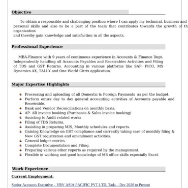 2227-Business Administration Experienced