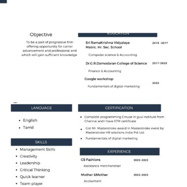 3510 - Junior Accountant