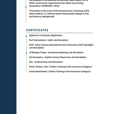 1863 - Semi Qualified Professional