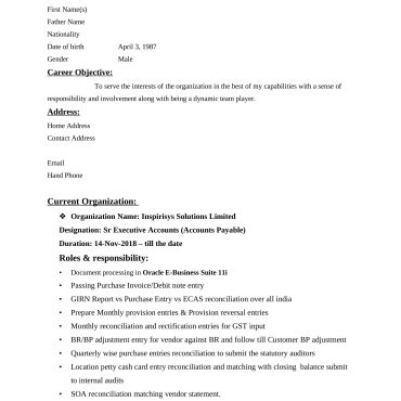 759-Business Administration Experienced