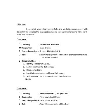 144-Territory Sales Officer