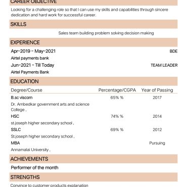 142-Territory Sales Officer