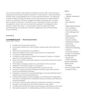 1796 - Semi Qualified Professional