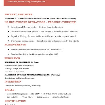 1292 - Junior Accountant