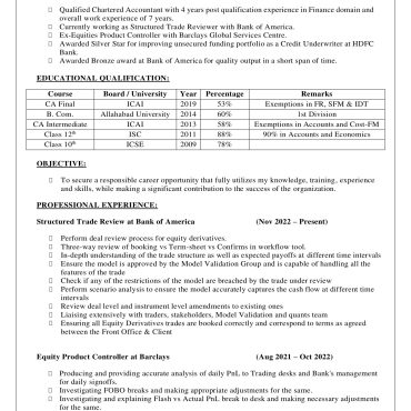 1791 - Semi Qualified Professional