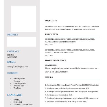564-HR cum Recruitment and Admin Executive