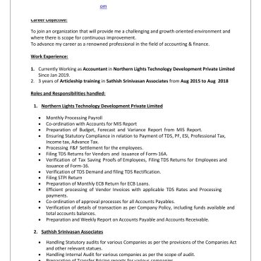 1786 - Semi Qualified Professional