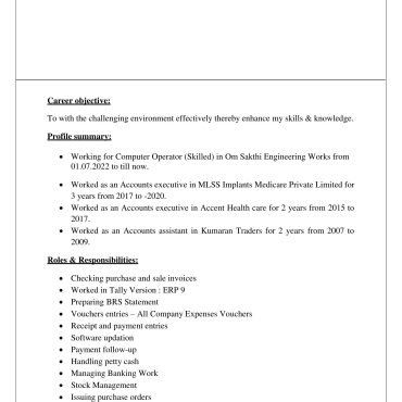 1274 - Junior Accountant
