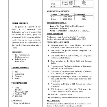 1519 - Junior Accountant