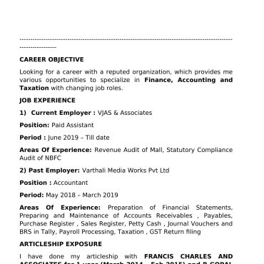 1617 - Junior Accountant