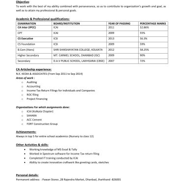 1773 - Semi Qualified Professional