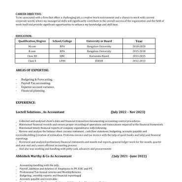 201-Junior Accountant