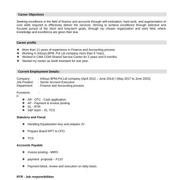 1266 - Junior Accountant