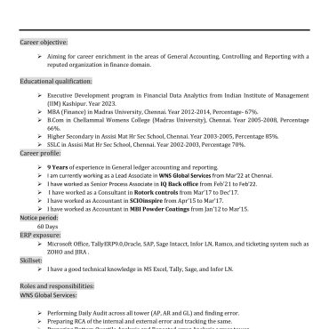 1261 - Junior Accountant