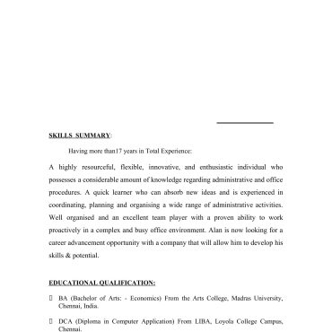 1257 - HR cum Recruitment and Admin Executive