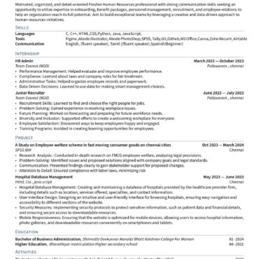 2070-Business Administration Fresher