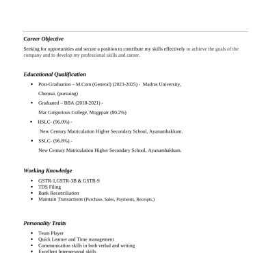 1423 - Junior Accountant