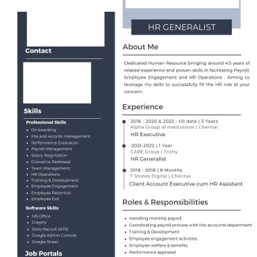 551-HR cum Recruitment and Admin Executive