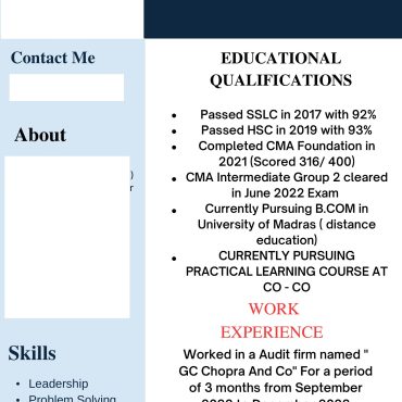 629-Semi Qualified Professional