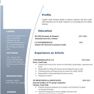 1675 - Semi Qualified Professional