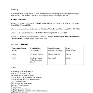 1075 - Junior Accountant