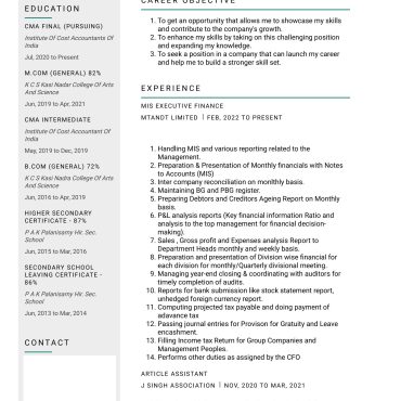 627-Semi Qualified Accountant