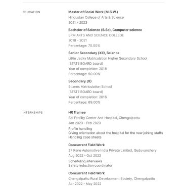 543-HR cum Recruitment and Admin Executive