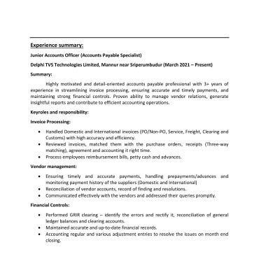 1420 - Junior Accountant