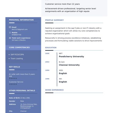 1502 - Senior Analyst