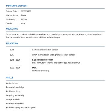 538-HR cum Recruitment and Admin Executive