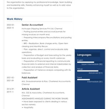 1538 - Senior Accountant