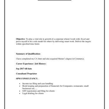 1668 - Semi Qualified Professional