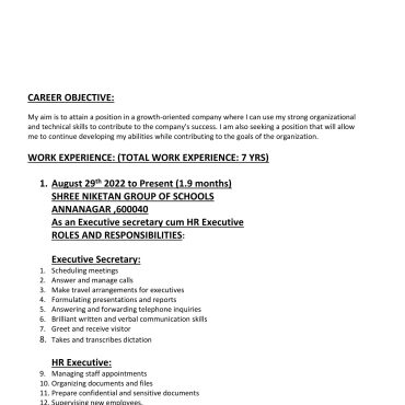 451-HR cum Recruitment and Admin Executive