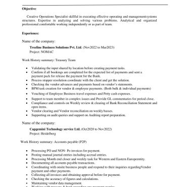 614-Semi Qualified Professional