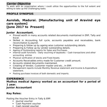 1414 - Junior Accountant