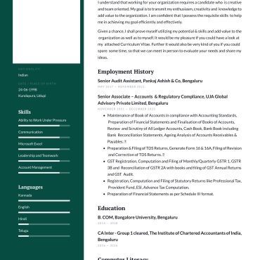 249-Semi Qualified Professional