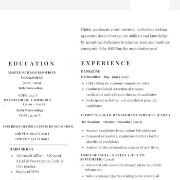 2061-HR Cum Recruitment and Admin Executive