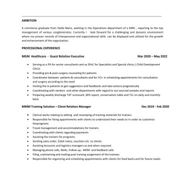 1207 - HR cum Recruitment and Admin Executive