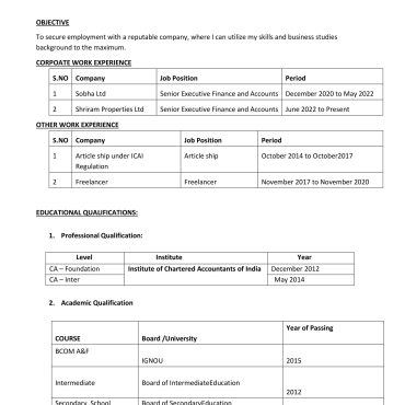 802-Semi Qualified Professional