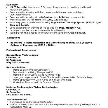 1846 - Business Administration Experienced