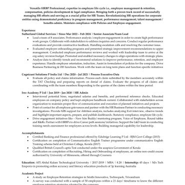 1805 - HR Cum Recruitment and Admin Executive
