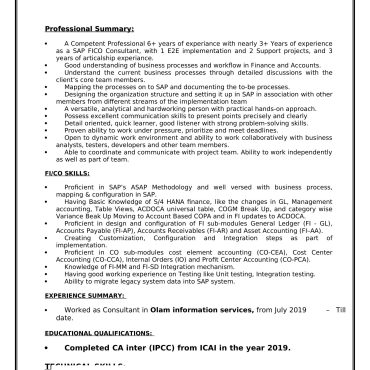 1657 - Semi Qualified Professional