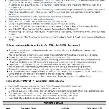 852-Junior Accountant