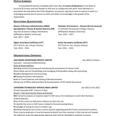 1182 - Junior Accountant