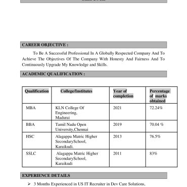 3006 - HR Cum Recruitment and Admin Executive