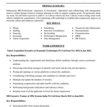2020-HR Cum Recruitment and Admin Executive